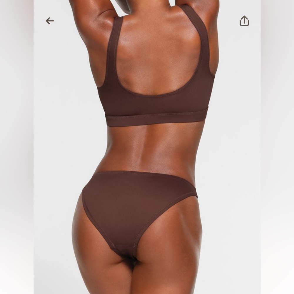 Skims Swim : mid coverage bottom (L, never worn)